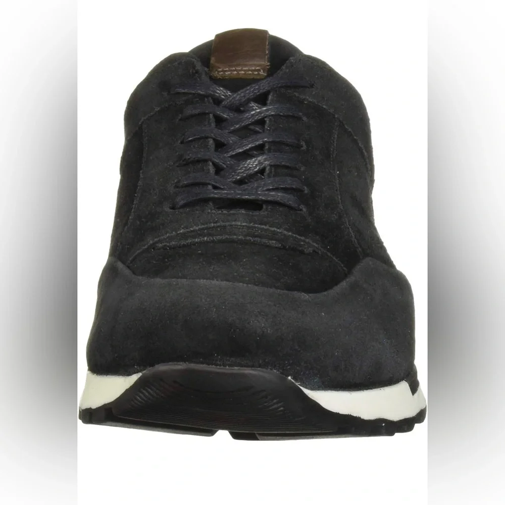 Brothers United Men's Leather Made in Brazil Trainer Sneaker shoes black NEW - Picture 3 of 5